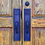 Kyvné dveře lítačky dřevěné